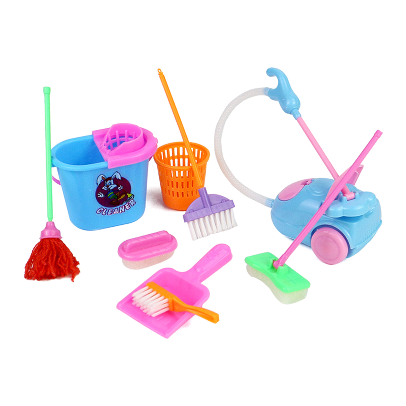 Kids Outdoor Broom - Mainan Sapu Pembersih Dapur Rumah Warna