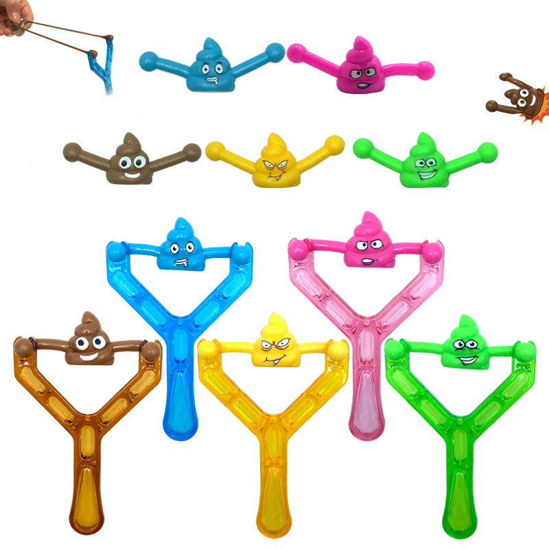 Kids Outdoor Climbing Frame - 3pcs Mainan Ketapel Kotoran Kucing Kreatif