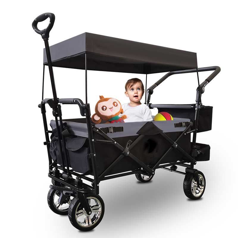Kids Outdoor Furniture Set - Gerobak Dorong Lipat Serbaguna Tugas Berat