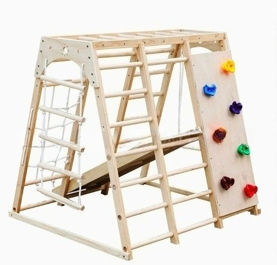 Set mainan panjat kayu dengan  - Kids Outdoor Climbing Frame ulasan dan harga