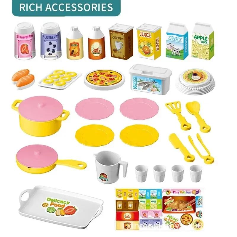 Set Mainan Meja Dapur Mini DIY - Kids Outdoor Kitchen Accessories ulasan dan harga