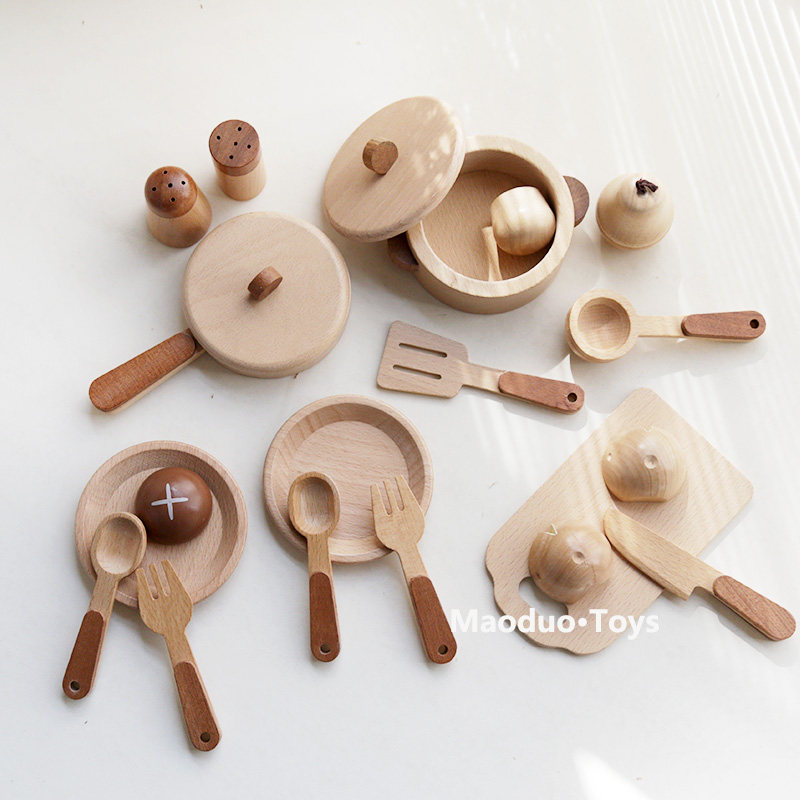 Mainan Dapur Kayu Beech Maoduo - Kids Outdoor Kitchen Accessories ulasan dan harga