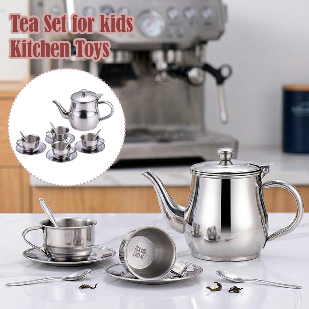 Set Teh Stainless Steel untuk  - Kids Outdoor Kitchen Accessories ulasan dan harga